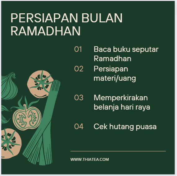 Persiapan Menyambut Bulan Ramadhan - thiatea.com